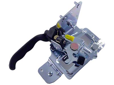 Interior Door Handle; Black; Rear Driver Side (99-06 Silverado 1500 Extended Cab)