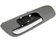 Interior Door Handle without Heated Seat Switch Hole; Titanium Gray and Chrome; Front Driver Side (07-13 Silverado 1500)