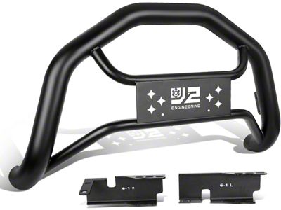 J2 Tubular Bull Bar; Black (07-18 Silverado 1500)