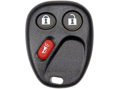 Keyless Entry Remote Case; Black (03-06 Silverado 1500)
