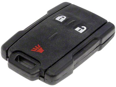Keyless Remote Case Repair; 315-MHZ; Black (14-18 Silverado 1500)