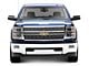 LED Bar Factory Style Headlights with Bumper Lights; Chrome Housing; Clear Lens (14-15 Silverado 1500)