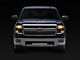 LED Bar Factory Style Headlights with Bumper Lights; Matte Black Housing; Clear Lens (14-15 Silverado 1500)
