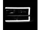LED Bar Factory Style Headlights with Bumper Lights and Amber Reflector; Black Housing; Smoked Lens (99-02 Silverado 1500)