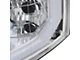 LED C-Bar Factory Style Headlights; Chrome Housing; Clear Lens (07-13 Silverado 1500)