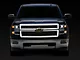 LED DRL Headlights with Clear Corners; Black Housing; Clear Lens (14-15 Silverado 1500)