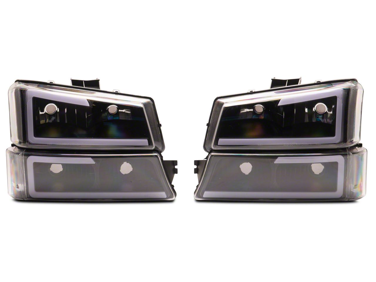 1999-2002 Chevy Silverado / 2000-2006 Tahoe Cube LED DRL Headlamps – VH Auto