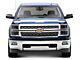 LED DRL Headlights with Clear Corners; Chrome Housing; Smoked Lens (14-15 Silverado 1500)