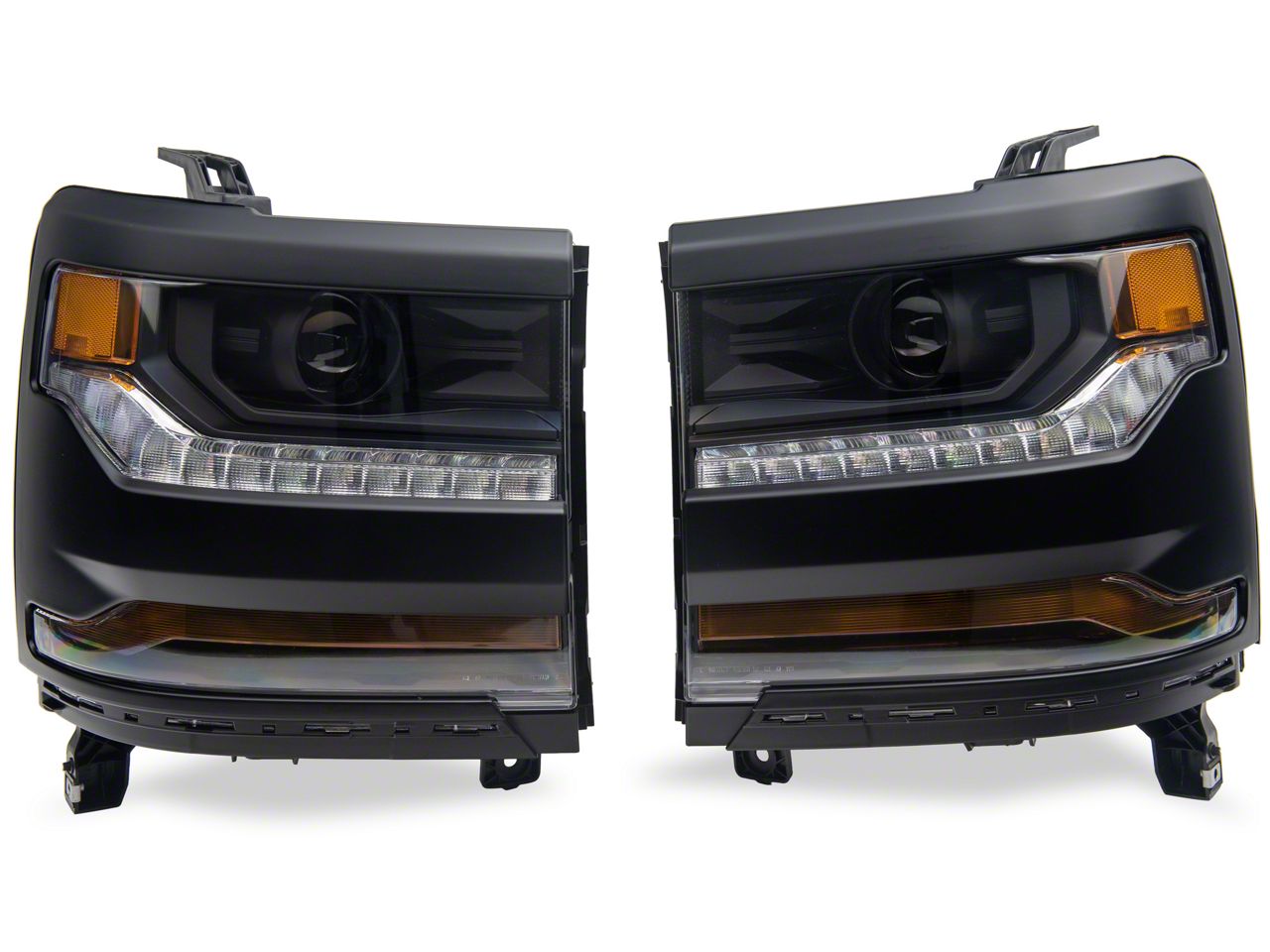 Headlights Assembly For 99-02 Chevy Silverado 00-06 Tahoe LED DRL Headlights Assembly For 99-02 Chevy Silverado 00-06 Tahoe LED DRL