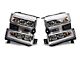 LED DRL Quad Projector Headlights with Clear Corners; Chrome Housing; Clear Lens (19-21 Silverado 1500 w/ Factory Halogen Headlights)