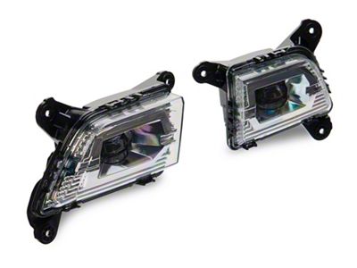 LED Fog Lights; Clear (19-21 Silverado 1500; 2022 Silverado 1500 LTD)