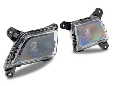 LED Fog Lights; Clear (19-21 Silverado 1500; 2022 Silverado 1500 LTD)