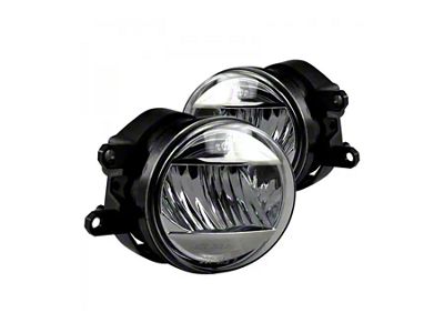 LED Fog Lights; Clear (19-21 Silverado 1500)