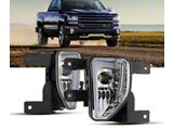 LED Fog Lights with DRL; Chrome Housing (16-18 Silverado 1500)