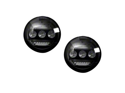 LED Fog Lights; Smoked (15-18 Silverado 1500)