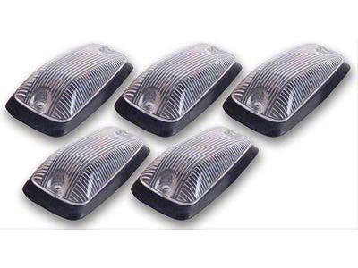LED Hi-5 Cab Roof Light Kit; Clear (99-02 Silverado 1500)