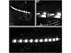 LED Reflector Headlights; Black Housing; Clear Lens (07-13 Silverado 1500)