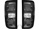 LED Tail Lights; Black Housing; Smoked Lens (14-18 Silverado 1500 w/ Factory Halogen Tail Lights)
