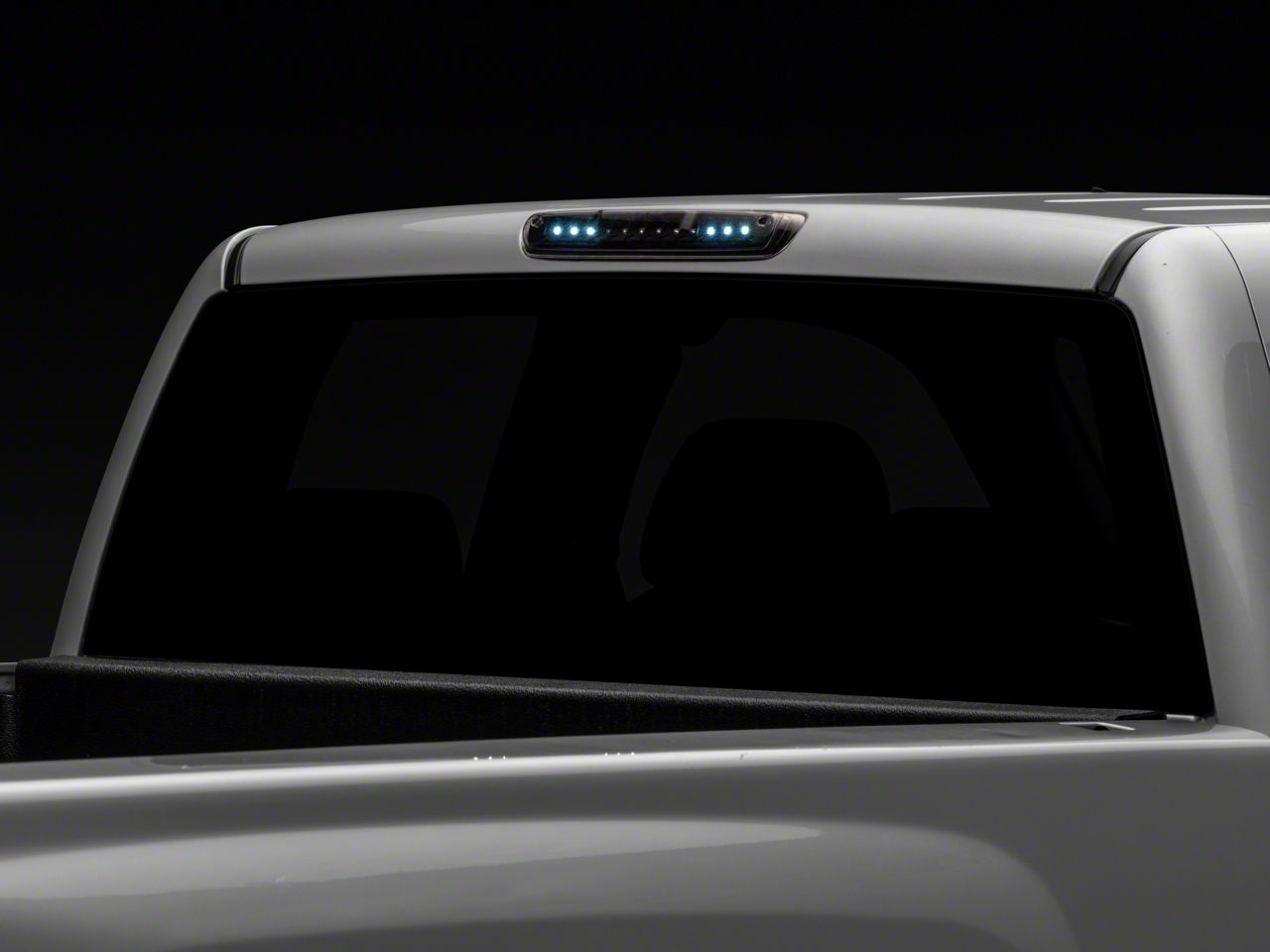 ぶらっくしゃどう Silverado 1500 LED Third Brake Light; Black (07-13 Silverado