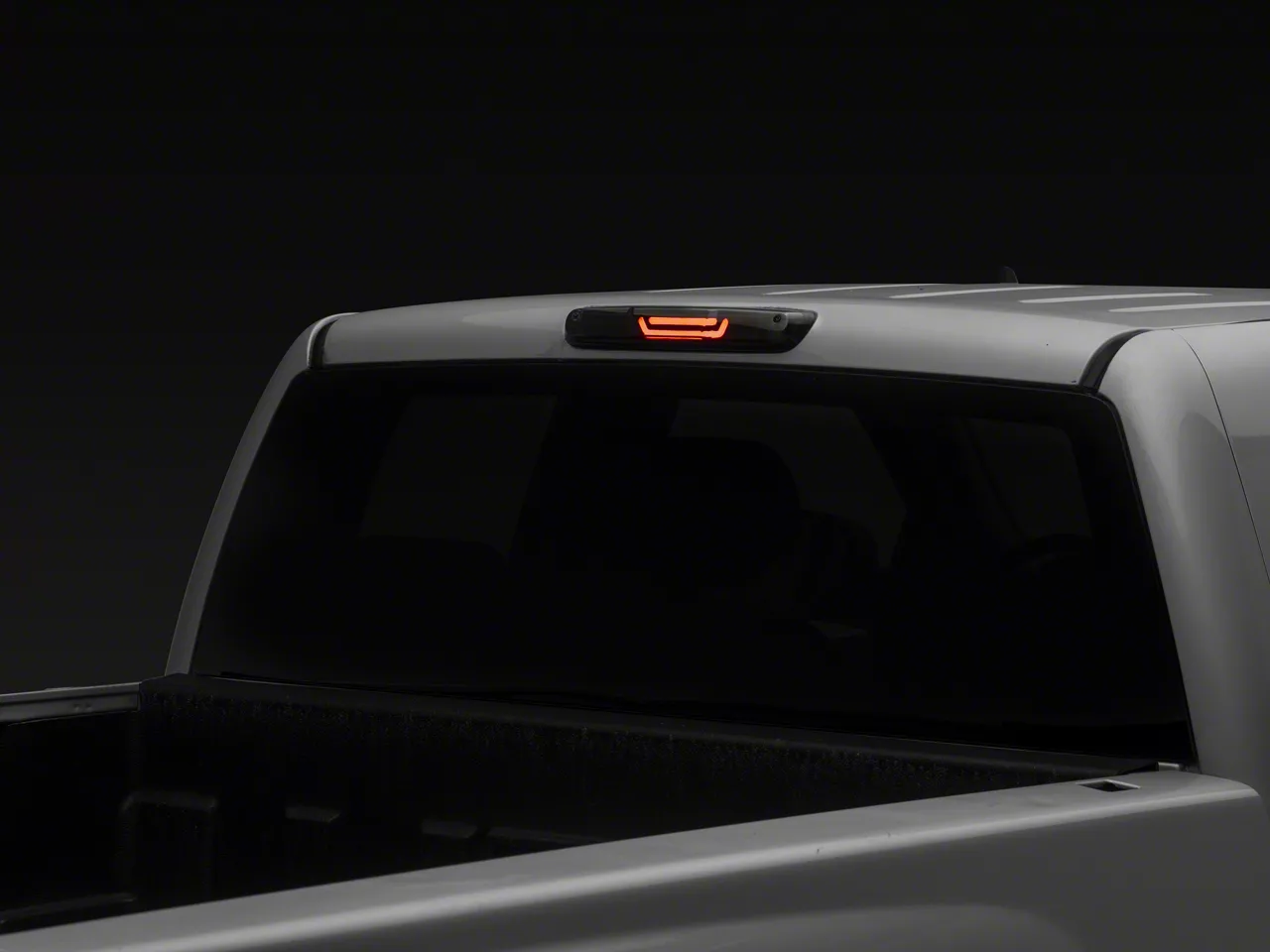 ぶらっくしゃどう Silverado 1500 LED Third Brake Light; Black (07-13 Silverado