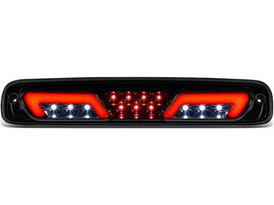 LED Third Brake Light with Sequential Brake Lights; Black Housing; Smoked Lens (99-06 Silverado 1500)