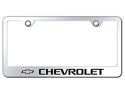 Chevrolet Laser Etched License Plate Frame (Universal; Some Adaptation May Be Required)