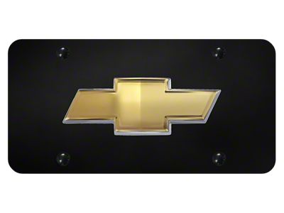 Chevrolet OEM Bowtie License Plate (Universal; Some Adaptation May Be Required)