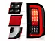 Light Bar Style LED Tail Lights; Black Housing; Clear Lens (07-13 Silverado 1500 w/ Factory Halogen Tail Lights)