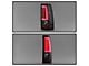 Light Bar Style LED Tail Lights; Black Housing; Clear Lens (99-02 Silverado 1500 Fleetside)