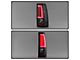 Light Bar Style LED Tail Lights; Black Housing; Clear Lens (03-06 Silverado 1500 Fleetside)