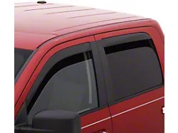 Low Profile Ventvisor Window Deflectors; Front and Rear; Dark Smoke (19-25 Silverado 1500 Double Cab)
