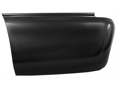 Replacement Lower Bed Patch Panel; Rear Section; Driver Side (99-06 Silverado 1500 w/ 8-Foot Long Box)