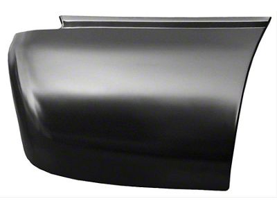 Replacement Lower Bed Patch Panel; Rear Section; Passenger Side (99-06 Silverado 1500 w/ 6.50-Foot Standard Box)