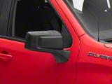 Manual Folding Mirror with Temperature Sensor; Textured Black; Passenger Side (19-26 Silverado 1500)