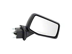 Manual Folding Mirror with Temperature Sensor; Textured Black; Passenger Side (19-24 Silverado 1500)