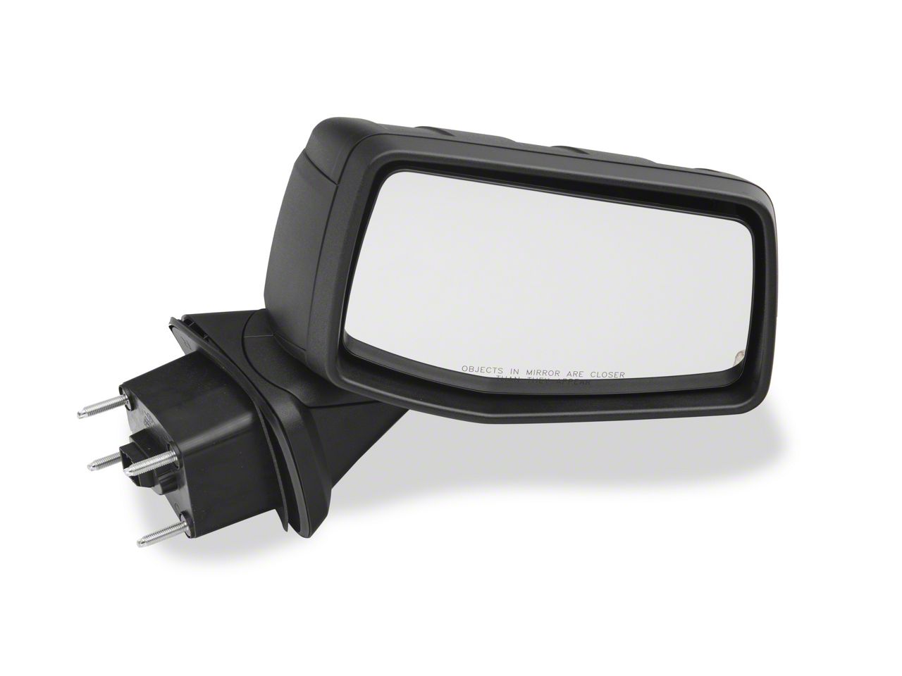 Flat Driver Side Manual Replacement Mirror Glass 2014-2018 Chevy Silverado 1500 W/O Baking Plate