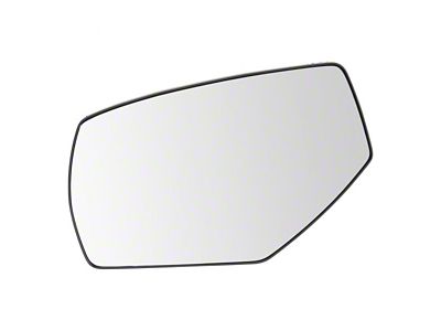 Manual Heated Spotter Glass Mirror Glass; Driver Side (14-18 Silverado 1500)