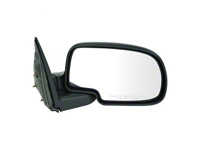 Manual Mirror; Paint to Match Black; Passenger Side (99-06 Silverado 1500)