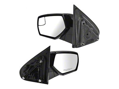 Manual Mirrors; Paint to Match Black (14-17 Silverado 1500)
