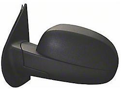 Replacement Manual Non-Heated Foldaway Side Mirror; Driver Side (07-13 Silverado 1500)