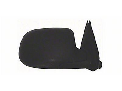 Replacement Manual Non-Heated Foldaway Side Mirror; Passenger Side (99-06 Silverado 1500)