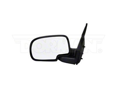 Manual Non-Heated Side Mirror; Driver Side; Chrome (99-06 Silverado 1500)