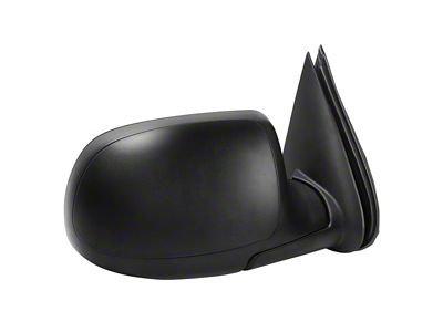 Manual Side Mirror; Passenger Side; Matte Black (99-02 Silverado 1500)