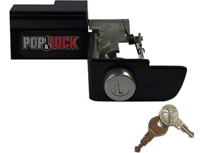 Manual Tailgate Lock; Black (07-13 Silverado 1500)