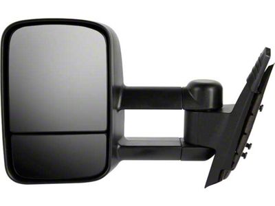 Replacement Manual Telescoping Towing Mirror; Driver Side (07-13 Silverado 1500)