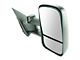 Manual Towing Mirror; Textured Black; Passenger Side (14-18 Silverado 1500)