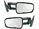 Manual Towing Mirrors; Textured Black (00-06 Silverado 1500)