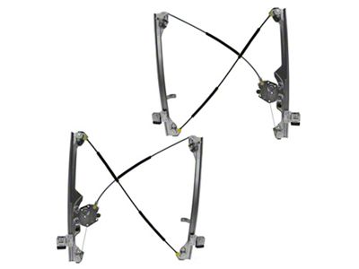 Manual Window Regulators; Front (99-06 Silverado 1500)