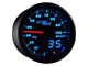MaxTow 100 PSI Boost Gauge; Black and Blue (Universal; Some Adaptation May Be Required)