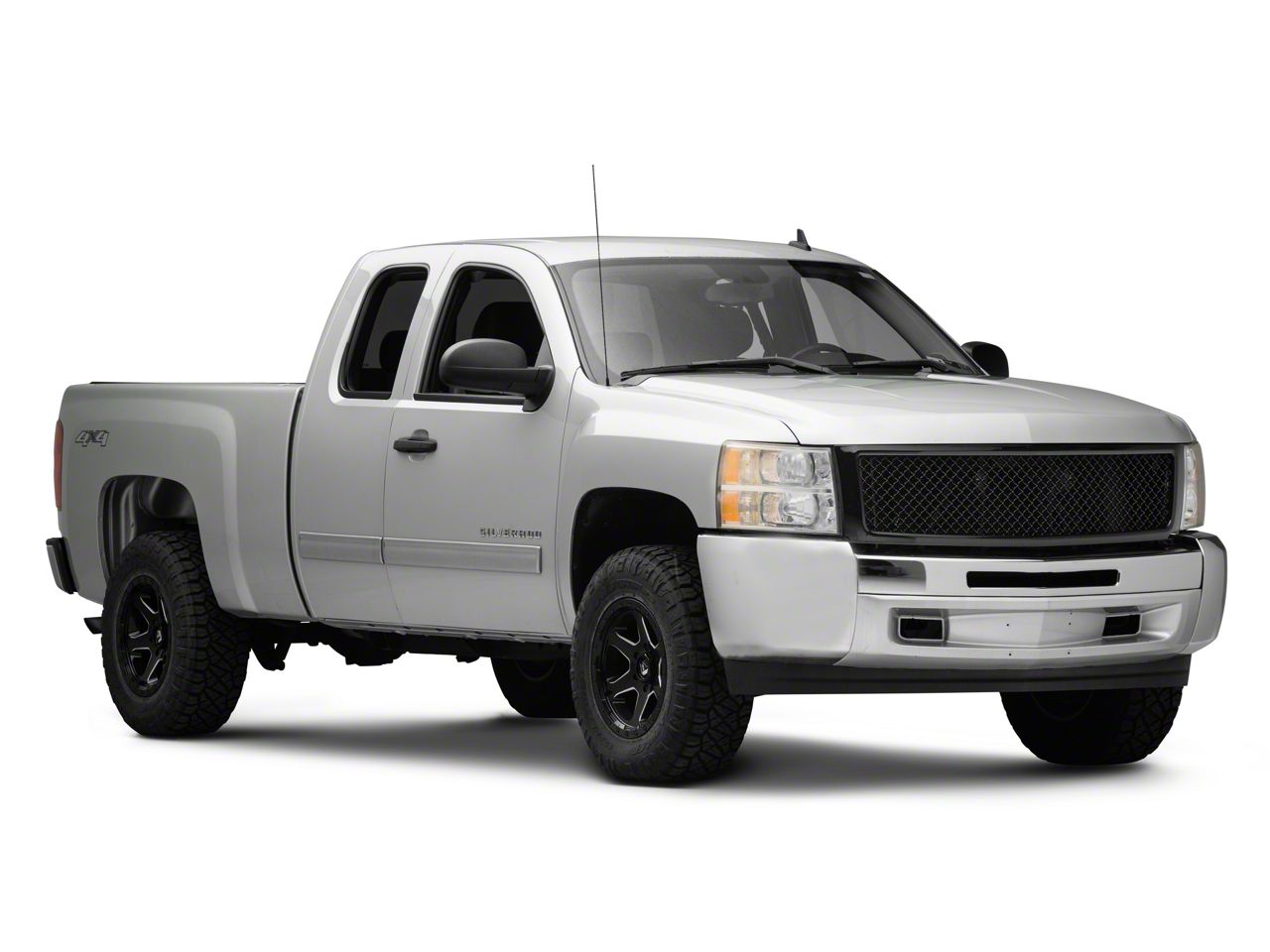 Silverado 1500 Mesh Upper Replacement Grille; Black (07-13 Silverado 1500 Mesh Upper Replacement Grille; Black (07-13